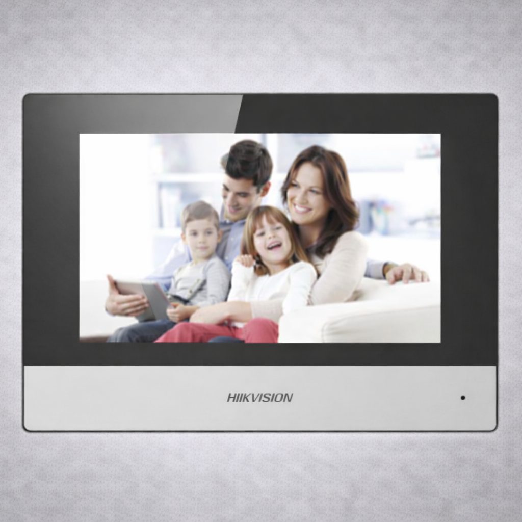 Hikvision Modular IP Video Intercom Kit with 7-Inch Indoor Monitor and PoE Switch