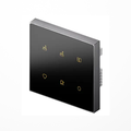 Nature Switch Scene Panel (6 Key)(Black AG Glass – Gray 3 way)