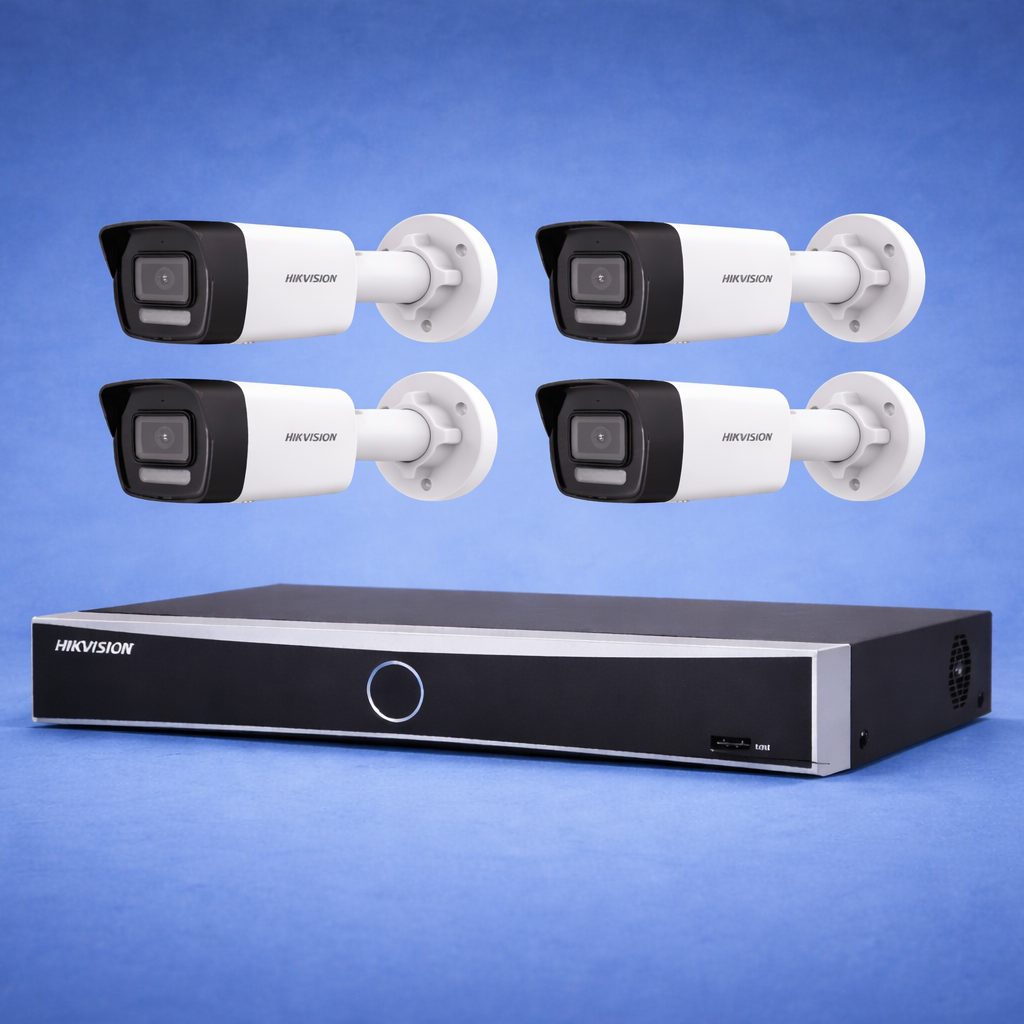 3-Day Offer: Hikvision 4-Camera 6MP Security Package with NVR & Free Installation