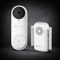 EZVIZ DB2 Pro Battery-Powered Video Doorbell Kit (2K⁺)