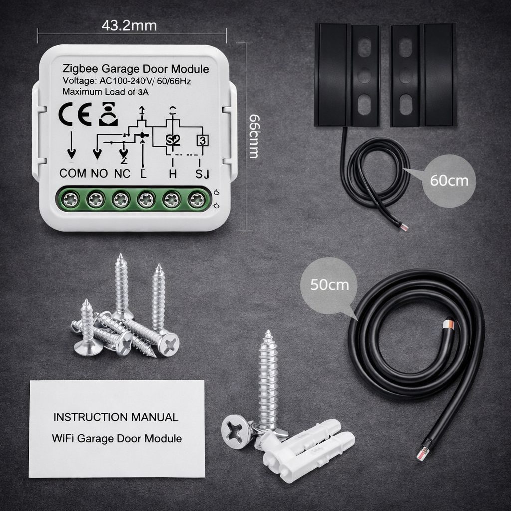 WiFi + BLE Mini Garage Door Controller