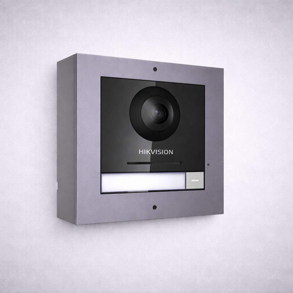 Hikvision Modular IP Video Intercom Kit with 7-Inch Indoor Monitor and PoE Switch