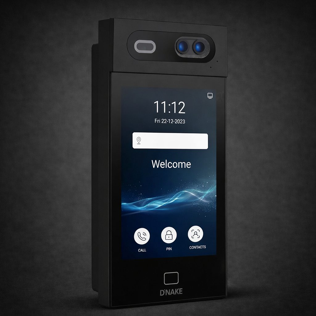 Outdoor Intercom Station with 8” Touch & Face Recognition